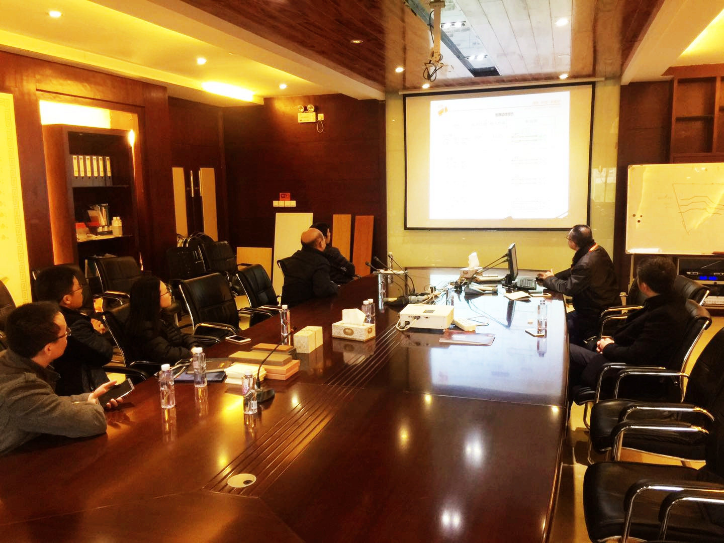 福建建泰建筑公司来访金强建材参观交流