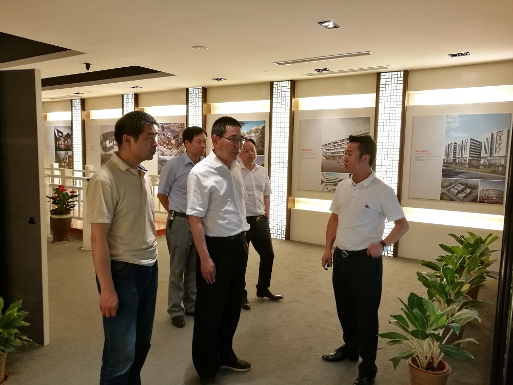 甘肃省定西市副市长陈春光一行莅临金强建材参观考察