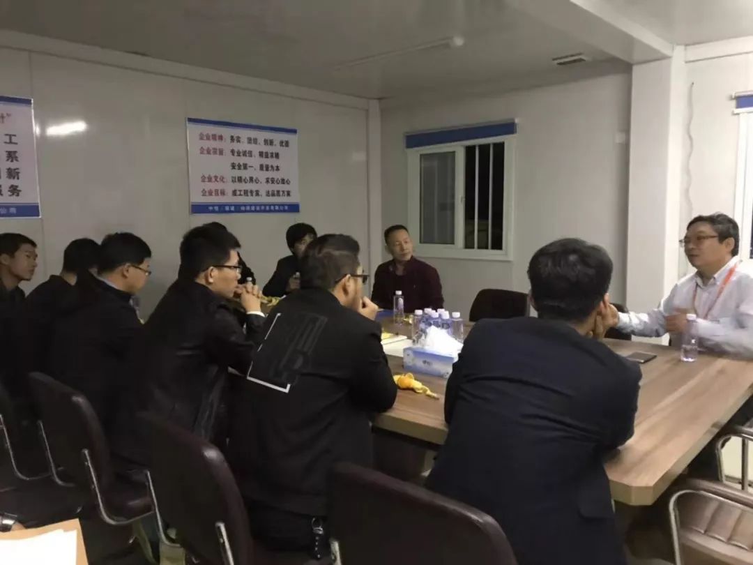 建发领湖花园项目部领导一行莅临金强住工参观调研