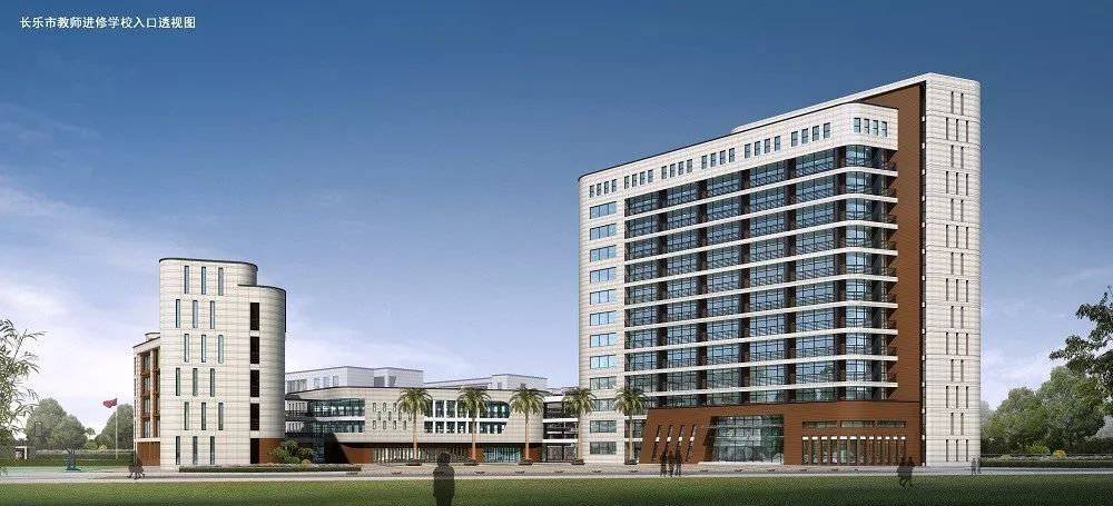 金强装配式钢结构助力长乐教师进修学校教学楼建设