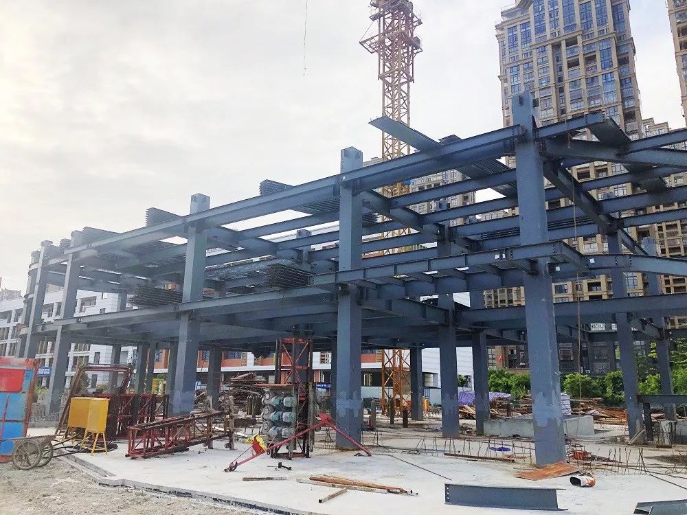 金强装配式钢结构助力长乐教师进修学校教学楼建设