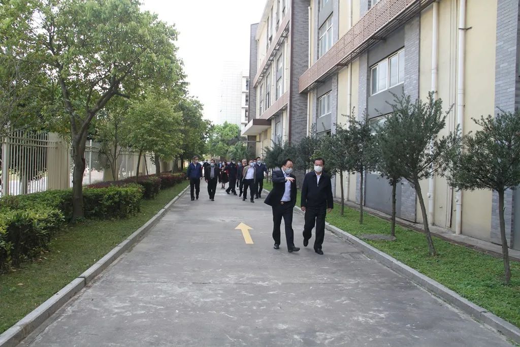 省委政法委常务副书记王敏夫一行莅临金强建材调研复工复产情况