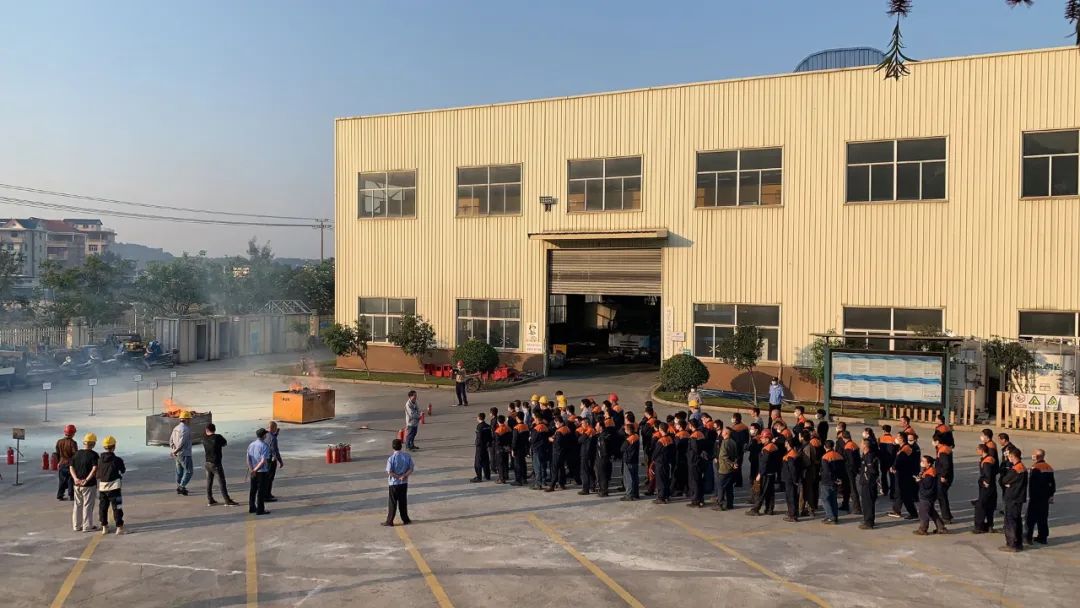 预防先行 金强建材钢构事业部开展消防安全演练