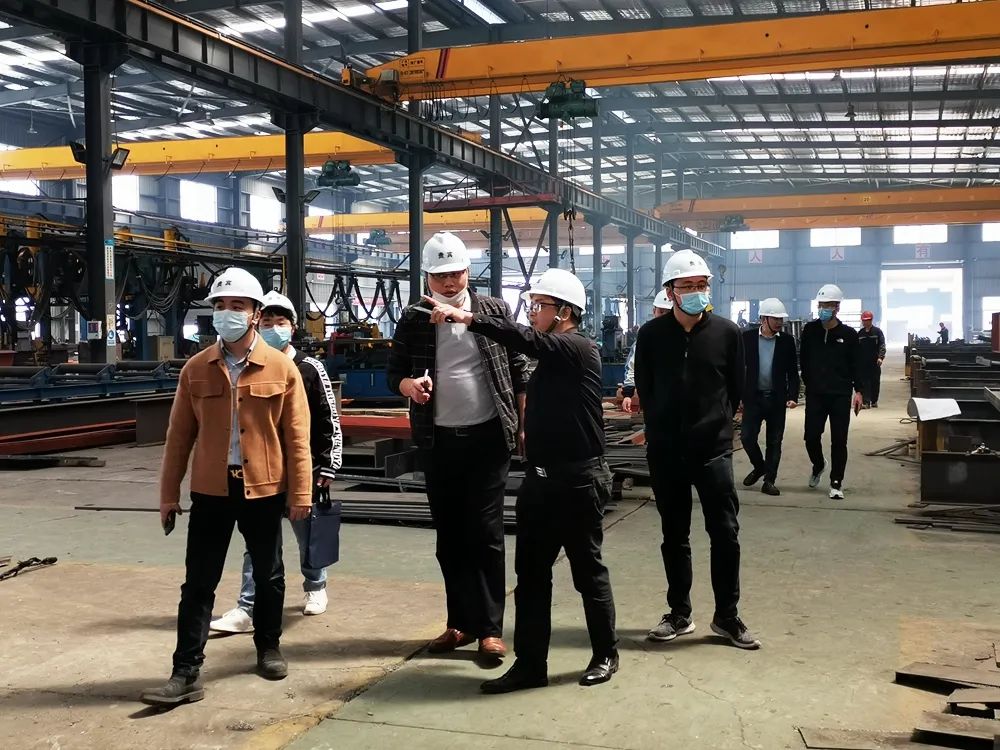 市住建局领导专家一行莅临金强开展福建省装配式钢结构基地评估工作