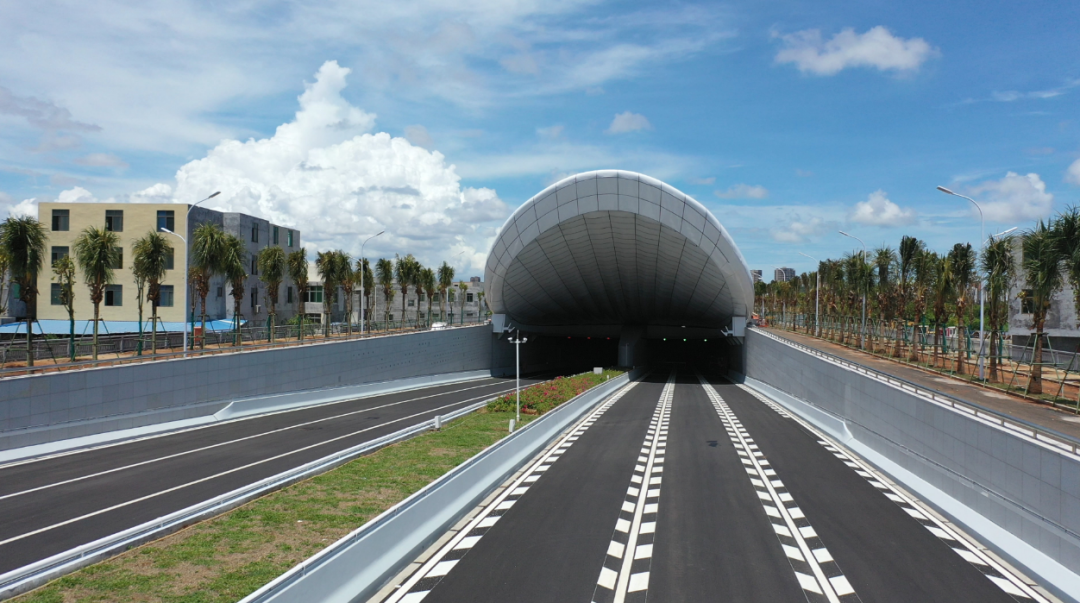 金强RABT隧道顶部防火板应用于海口市文明东隧道