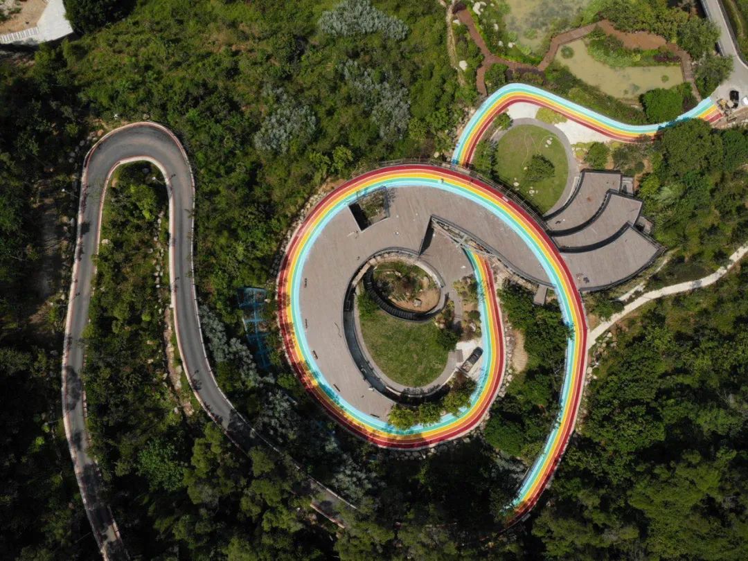 福州“彩虹步道”浪漫亮相 金强TKK栈道板美上加分